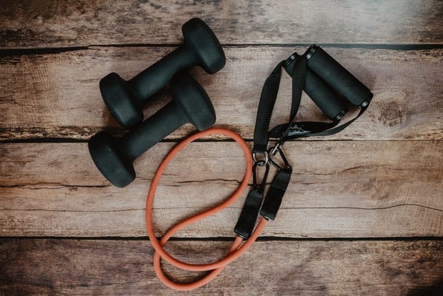 Resistance bands for home exercise