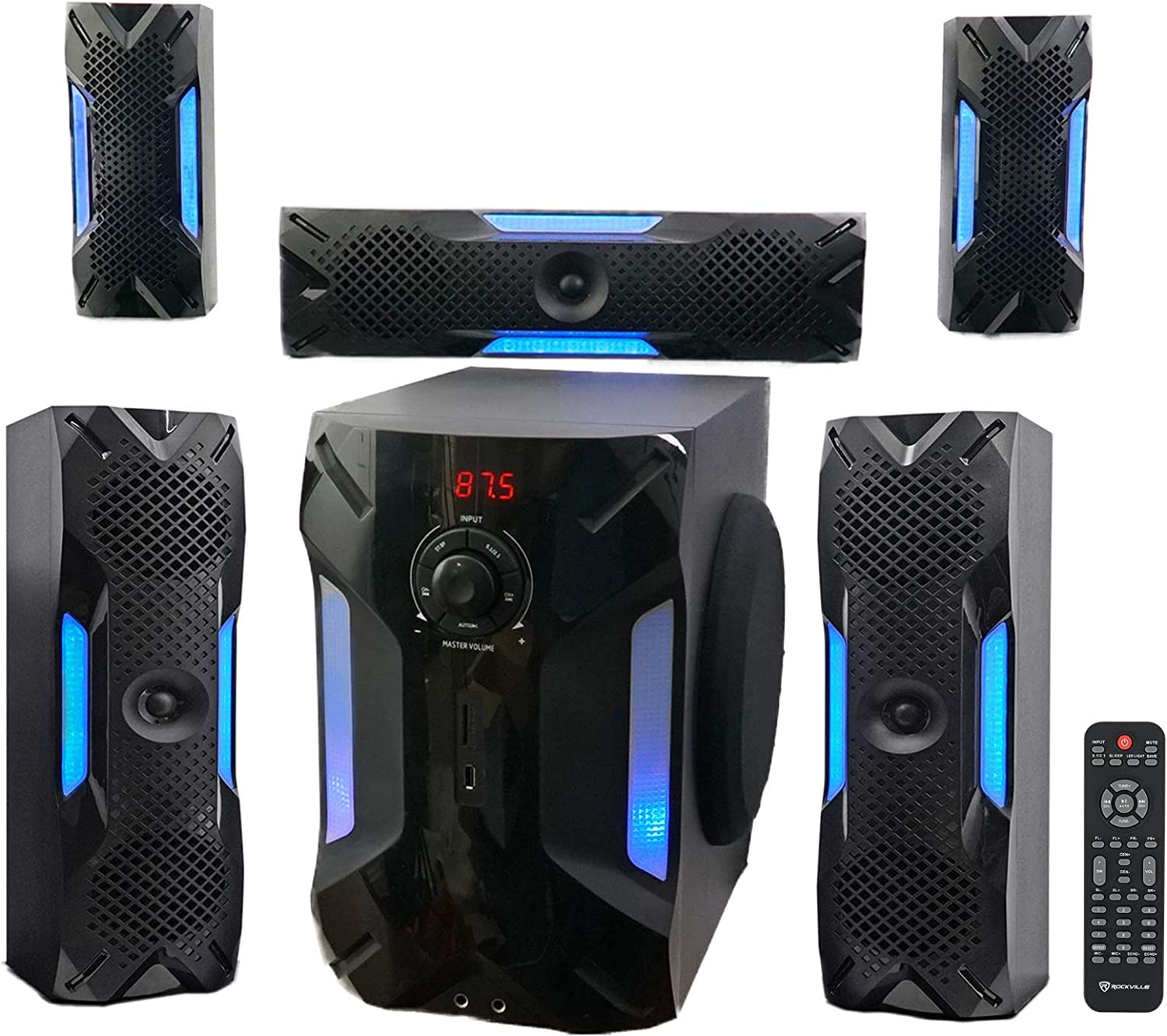 Rockville HTS56 1000w 5.1 Channel Home Theatre