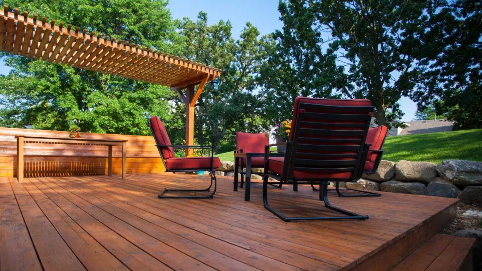 backyard deck
