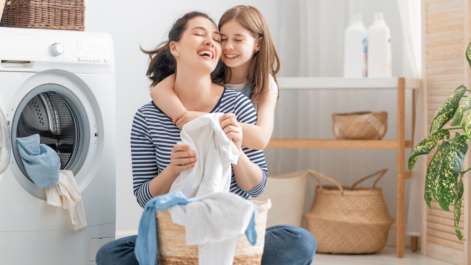 Family Doing Chores