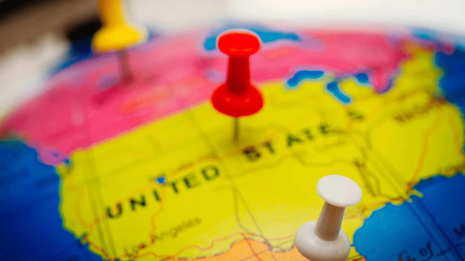 US Maps with pins