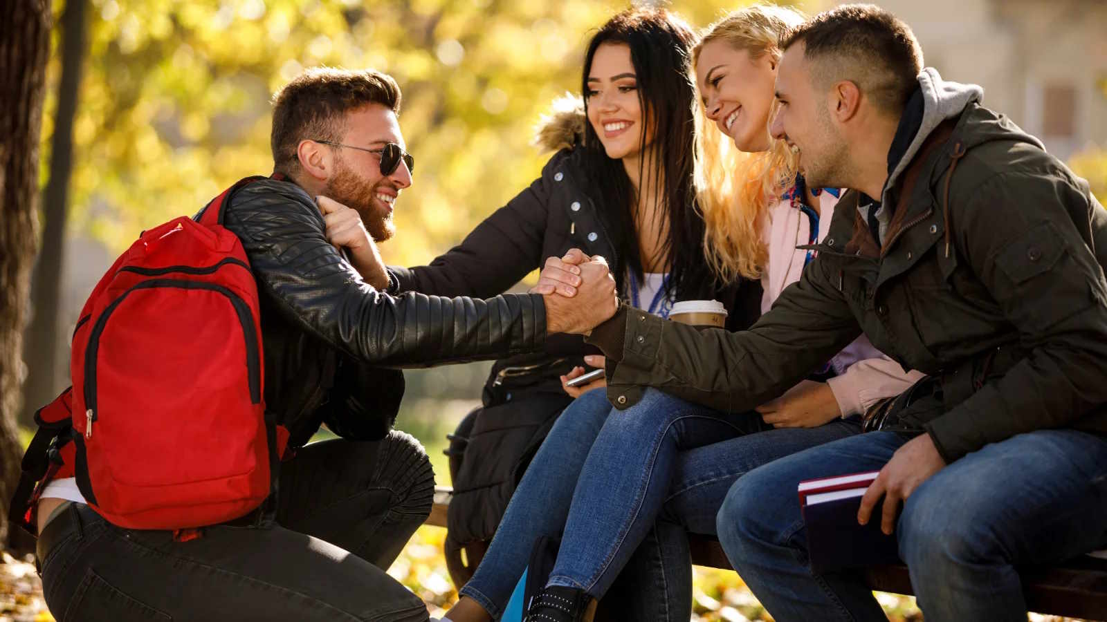 to make friends