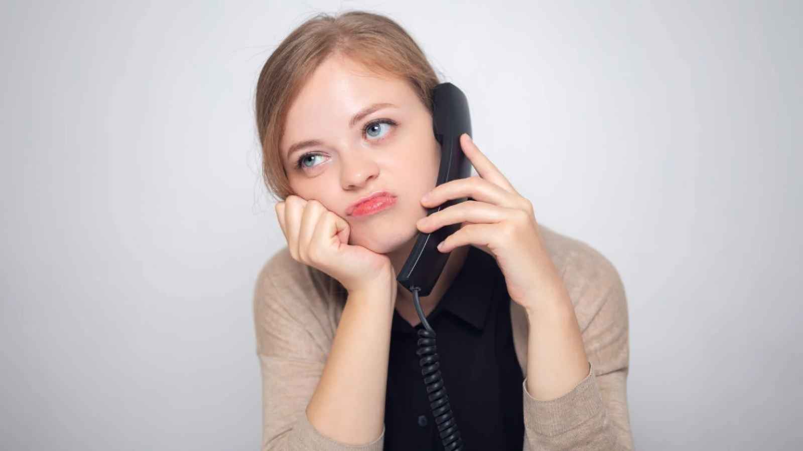 woman on a call